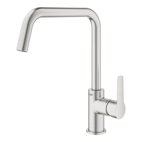 Grohe Start Keukenkraan - hoog - draaibare uitloop - Supersteel (RVS) SW705168