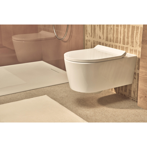 Hansgrohe EluPura S Closetcombinatie - wandmontage - zonder spoelrand - softclose zitting - smartclean - rimless - glans wit SW962889