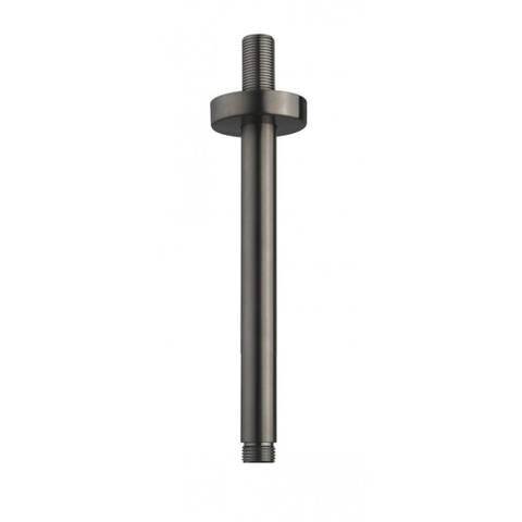 Wiesbaden Unimatch Douchearm - met plafondbevestiging - 20cm - PVD - gunmetal (antraciet) SW523980