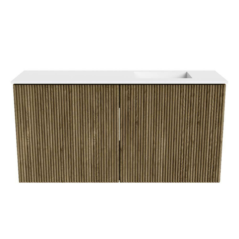 Mondiaz JOYA 80cm toiletmeubel - kleur Dusk - Wastafel FAYE positie Rechts 1 kraangat kleur Talc. SW1421610
