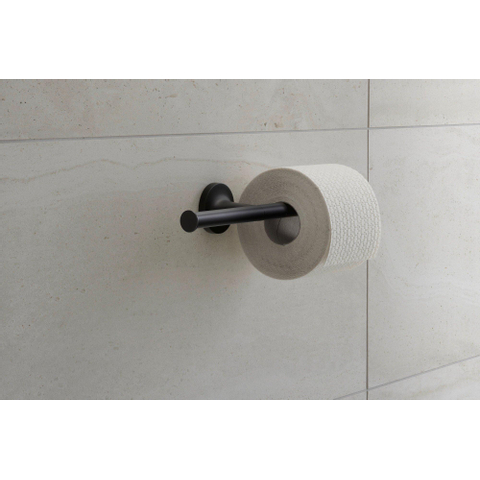 Duravit Starck T Toiletrolhouder - dubbel - zonder klep - mat zwart SW297075