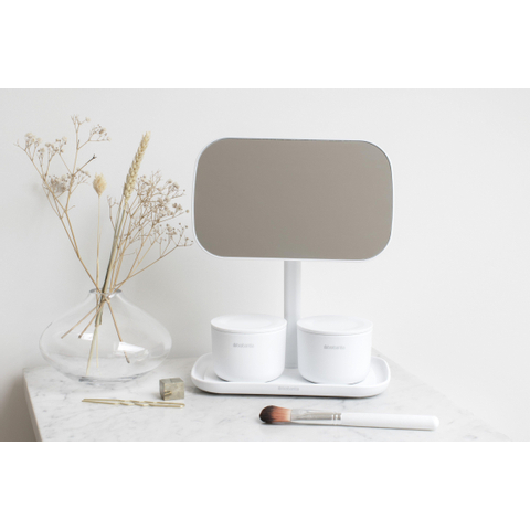 Brabantia ReNew Miroir avec support pour Accessoires White Blanc SW454760