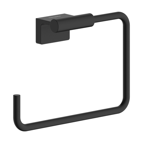 Hansgrohe AddStoris S handdoekring mat zwart SW1567154