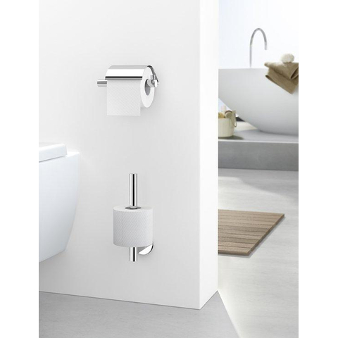 Zack Scala Porte-rouleau papier toilette de réserve 26x6.5x10cm inox brillant SW23536