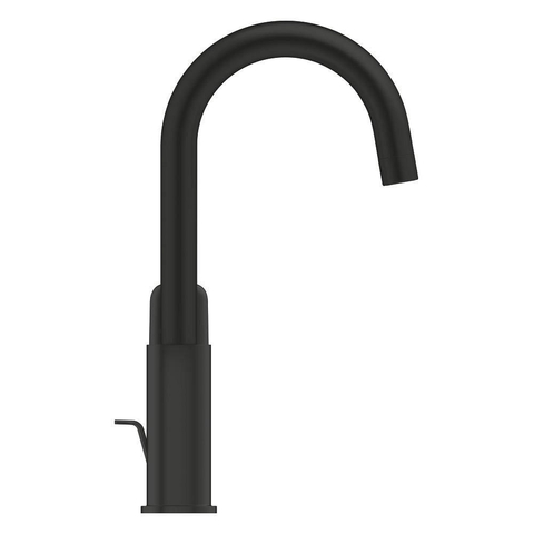 GROHE Cubeo wastafelkraan - l-size - met waste - mat zwart SW1477519
