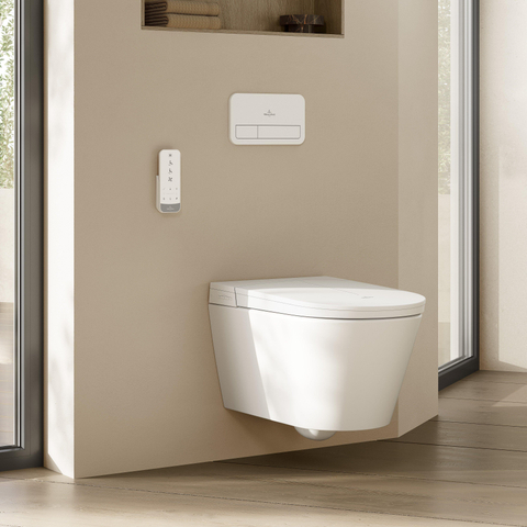 Villeroy & Boch Viclean douche wc - 60.9cm directflush ovaal - spoelrandloos - White Alpine (glans wit) SW1387014