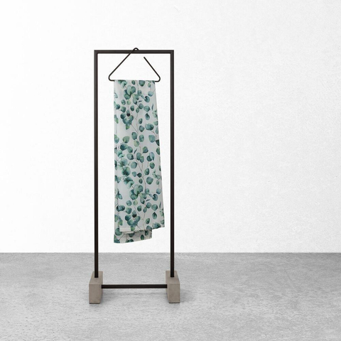 Sealskin ayra rideau de douche 180x200 cm polyester vert/blanc SW699511