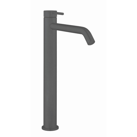 Crosswater 3ONE6 Wastafelkraan - verhoogd - uitloop 19cm - slate gunmetal (antraciet) SW928283
