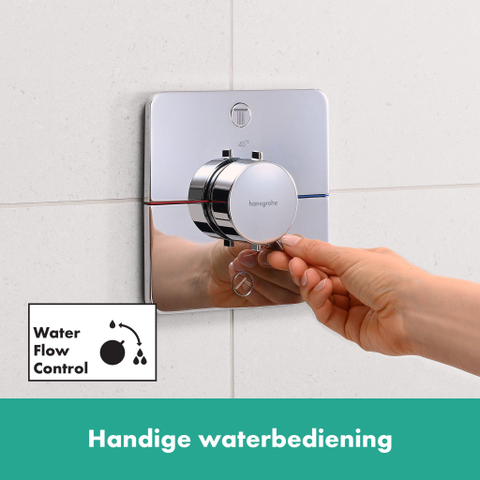 Hansgrohe Showerselect comfort q Thermostaat - inbouw - 2 functies - hoogglans chroom SW918088