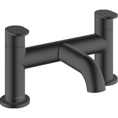 Hansgrohe vernis robinet de baignoire 2 trous bord de baignoire noir mat SW651328