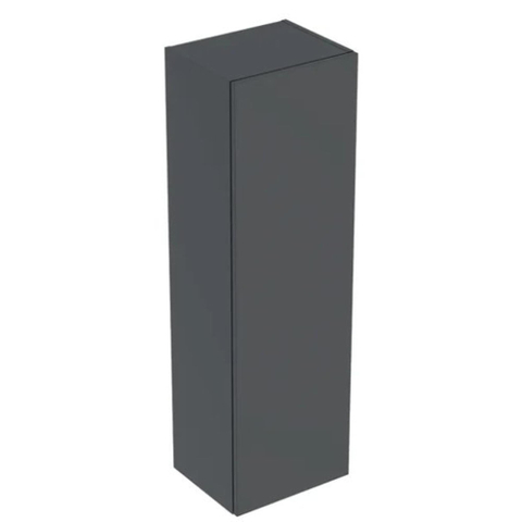Geberit Smyle Square halfhoge kast - 1 deur - 118x36cm links/rechts - mat lava (grijs) SW417548