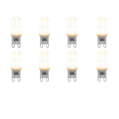 Luedd Lampe LED - set de 8 - G9 - 3W - 2700K - 280LM - dimmable SW1211319