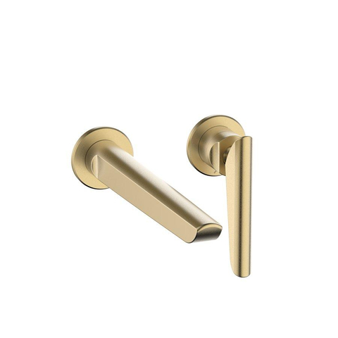 Crosswater Foile Wastafelkraan - inbouw - geborsteld messing (goud) SW968383