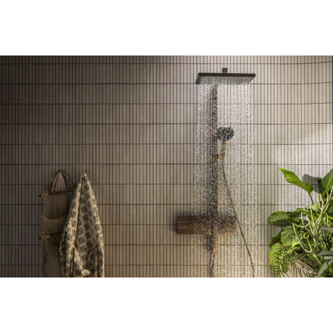 Hansgrohe Raindance alive Showerpipe - 210/340 2jet - ecosmart - thermostatische - thermostaat - geborsteld brons (brons) SW1387853