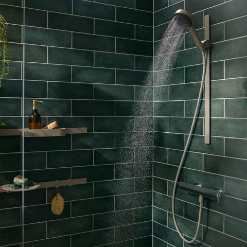 Hansgrohe WallStoris Planet Edition push-schuifstuk (gerecycled) - mat zand (beige) SW918370