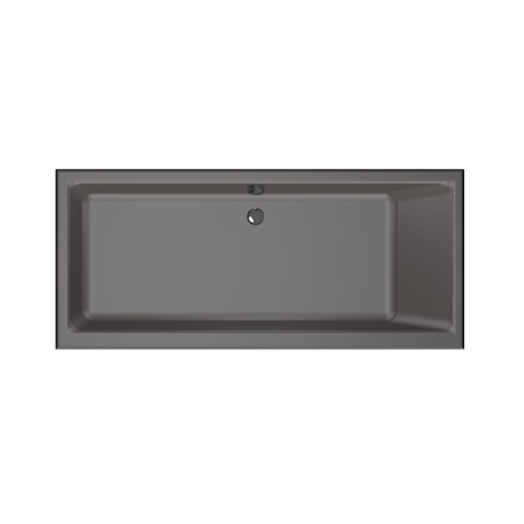 Xenz Kristal Baignoire - 170x75x48 - bonde Centrale - acrylique - anthracite SW378454