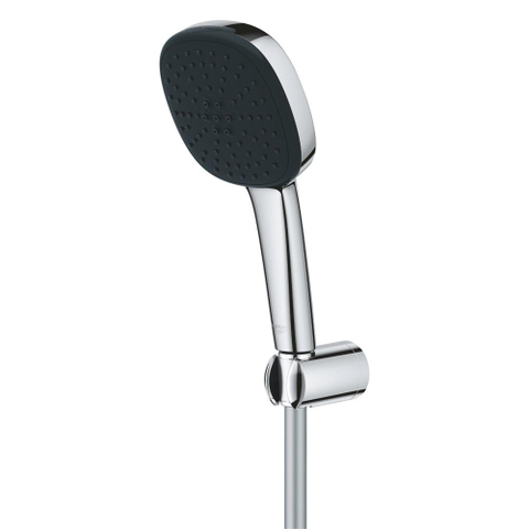 Grohe Vitalio Comfort QuickFix Handdoucheset - diameter 11cm - 2 straalsoorten - 8.0l/min - met houder - met slang - 175cm - chroom SW1028164