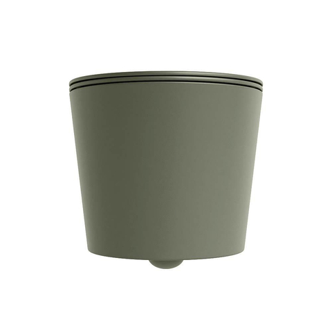 Mondiaz LAVIE hangtoilet – spoelrandloos – 36 x 53 cm – met softclose zitting – Army (groen) SW1208607