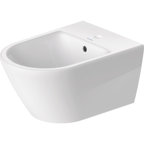 Duravit D-neo Wandbidet - 54x37x40cm - met overloop - wit SW640544