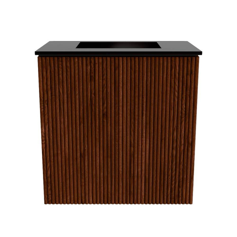 Mondiaz JOYA 40cm meuble de toilette - couleur Ruby - Vasque FAYE position Milieu Sans trou de robinet couleur Urban. SW1421792