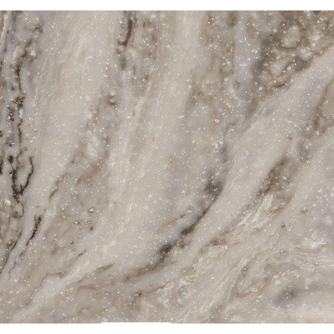 Mondiaz Grunne lavabo encastrable - 100x46x1.2cm - 0 trous de robinet - 1 vasque Cloud Centre - Solid surface Glace (marbre) SW972401
