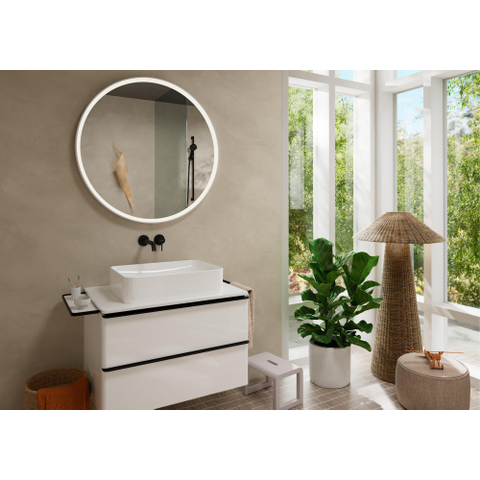 Hansgrohe Tecturis s Eengreeps wastafelkraan - inbouw - voor wandmontage - met uitloop 22 - 5 cm - mat zwart SW918569