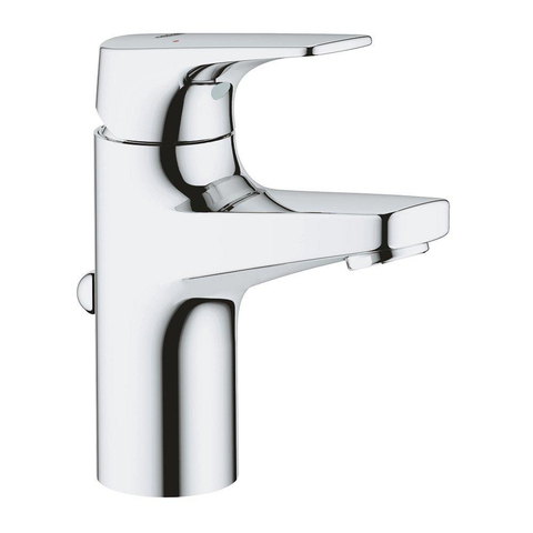 Grohe BauFlow Waterbesparende Wastafelkraan - S-Size - met waste - chroom SW296672