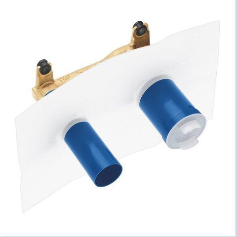 Grohe Essence New Wastafelkraan Inbouw - uitloop 18.3cm - M-size - inclusief inbouwdeel - Supersteel (RVS) SW767546