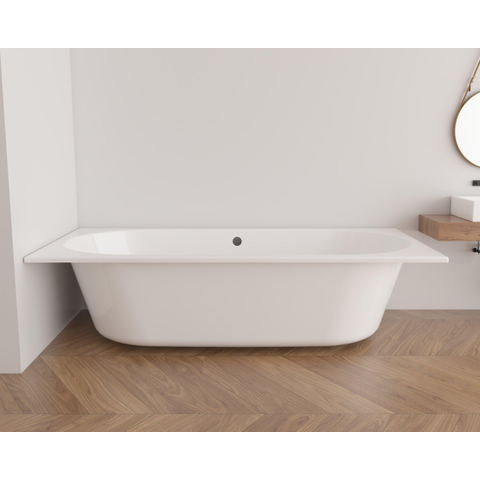 Zeza Oval Baignoire - 190x90cm - Acrylique - duo - brillant blanc SW1015080