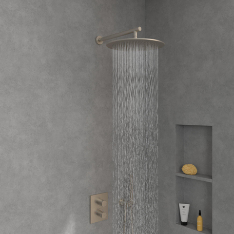 Villeroy & Boch Universal Showers regendouche - 35cm rond - Brushed Nickel (rvs) SW974346