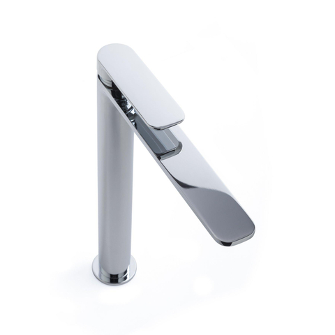 Crosswater Pier Wastafelkraan hoog - 31cm - met uitloop - 20cm - zonder waste - hoogglans chroom SW31046