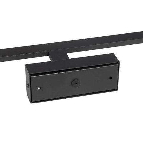 QAZQA Jerre wandlamp - 41.5x13.5x5.5cm - incl. LED - IP44 - mat zwart SW1187229
