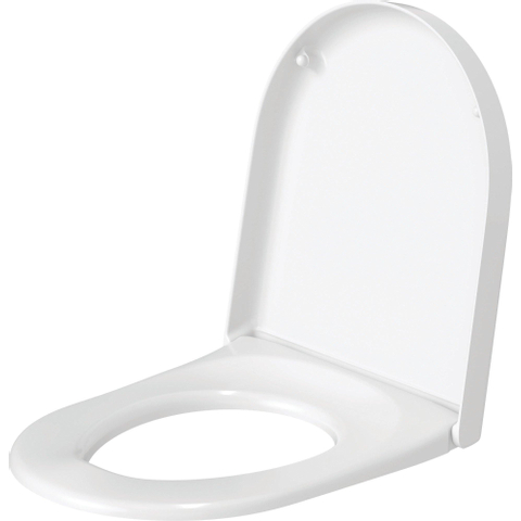 Duravit Universeel WC-zitting - 43.1x37x4.3cm - met softclose - met quickrelease - kunststof - wit 0295675