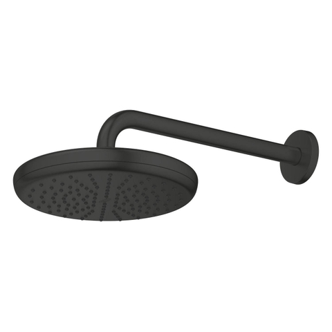 Grohe Tempesta 210 Hoofddouche - 21cm - 1 straalsoort - wandarm 28.6cm - matte black (mat zwart) SW1077257