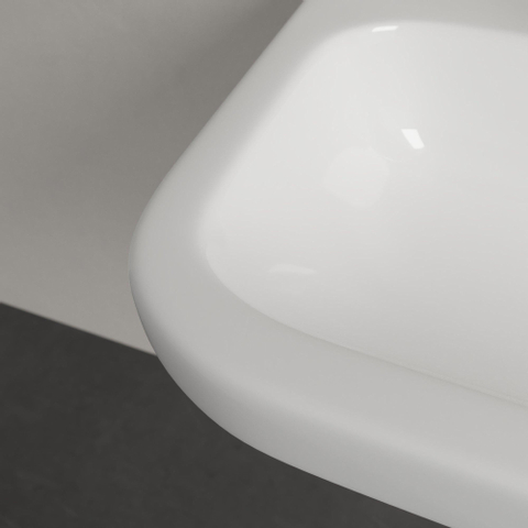 Villeroy & Boch Architectura wastafel - 65x47cm - met kraangat - zonder overloop - White Alpine (glans wit) 1025252