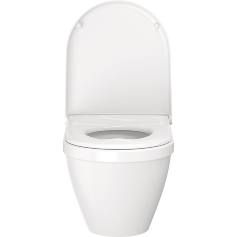 Duravit Starck 3 abattant WC - 37x43.1cm - forme D - softclose - déclipsable - blanc brillant 0290272