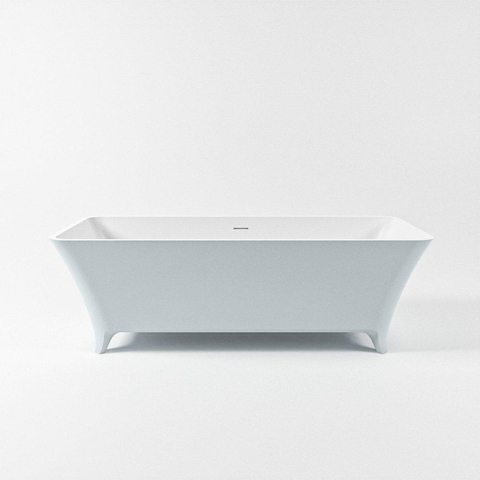MONDIAZ LUNDY Baignoire îlot - 170x75cm - Argile/talc SW491578