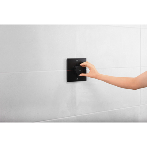 Hansgrohe ShowerSelect Comfort E Thermostaat - inbouw - 2 functies - mat zwart SW918081