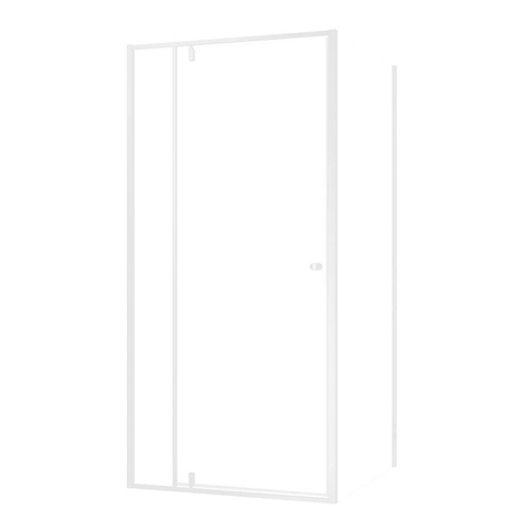 Sealskin Contour Douchecabine - 100x100x200cm - 6 mm helder veiligheidsglas Mat wit SW696336
