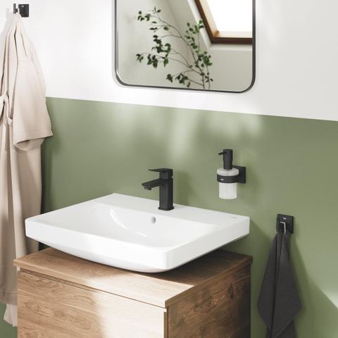 Grohe Dice Wastafelmengkraan - s-size - opbouw - klikwaste - matte black (mat zwart) SW1440587