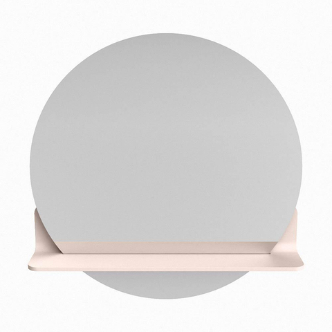 Mondiaz SPOT miroir – Ø 60 cm – avec tablette – Rosee (rose) SW1235591