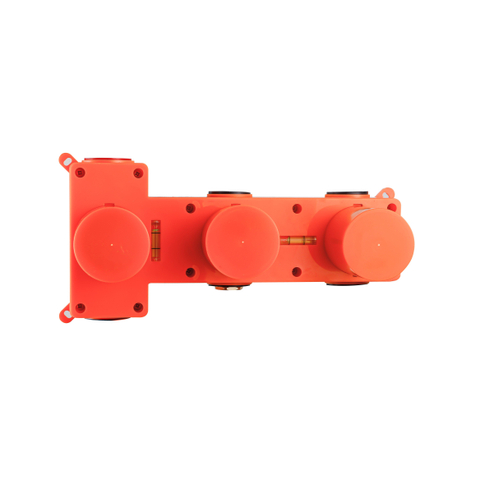 Fortifura Nebbio Robinet thermostatique encastré - 2 voies - extensible à 3 ou 4 voies - gunmetal brossé PVD SW1417134