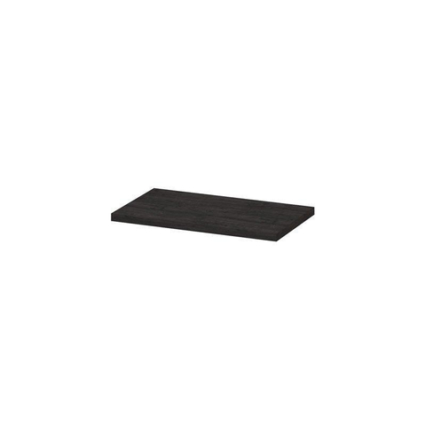 INK Topdeck Wastafelblad - 80x45x3.5cm - tbv onderkast - MFC - Houtskool eiken SW439420