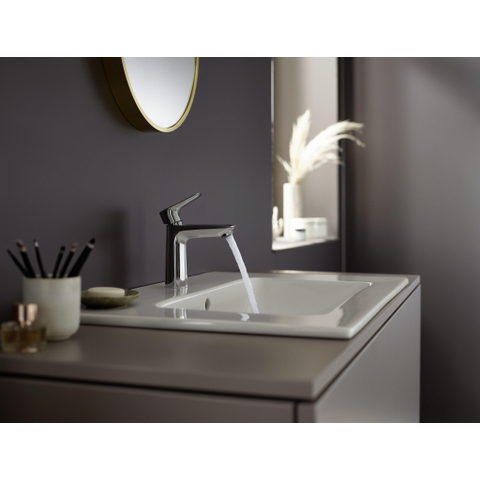 Hansgrohe Talis e 1 greeps wastafelkraan - 110 z afv - hoogglans chroom SW28985