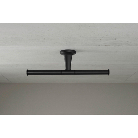 Duravit Starck T Toiletrolhouder - dubbel - zonder klep - mat zwart SW297075