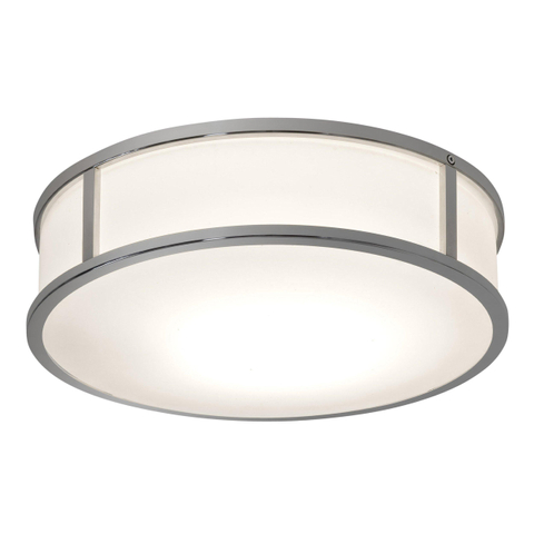 Astro Mashiko 300 Round Plafonnier 9cm IP44 culot E27 chrome SW75632