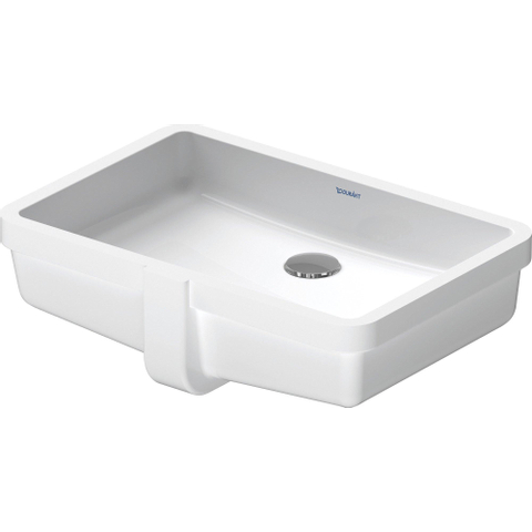 Duravit Vero Inbouwwastafel - 48.5x31.5cm - voor onderbouw - met overloop - zonder kraangat - glans wit 0291361