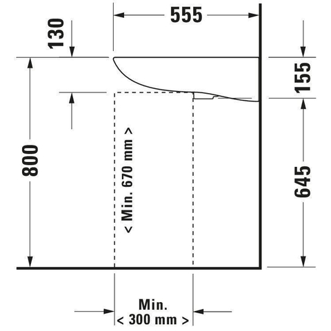 Duravit D-code - D-Code - Vital - wastafel - met overloop - met kraanvlak - 600x550 mm - wit - barriërevrij - wit 0295860