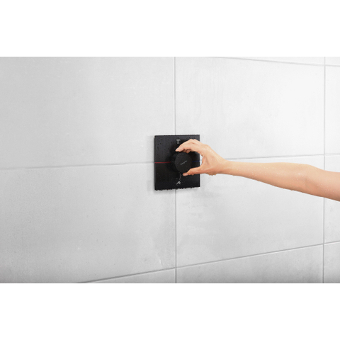 Hansgrohe ShowerSelect Comfort E Thermostaat - inbouw - 2 functies - mat zwart SW918081