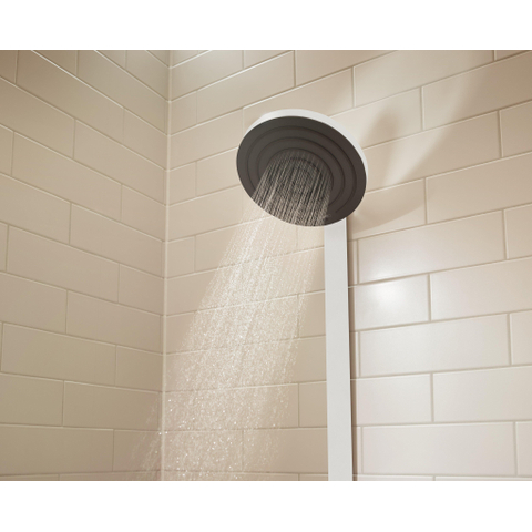 Hansgrohe Pulsify s Howerpipe - 26cm - 2jet - planchet - 40cm - mat wit SW651110